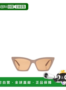 1h可退 香港直邮ALEXANDER MCQUEEN 25FW 几何框太阳镜 Women