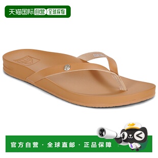 欧洲直邮Reef鞋子女人字拖鞋夹脚拖棕色VISTA IVY
