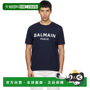 男士 海军蓝 恤 香港直邮Balmain 巴尔曼 Print 1h可退 Paris