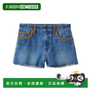 GWP56216T7SOOO 腰带环牛仔短裤 香港直邮Miu Miu