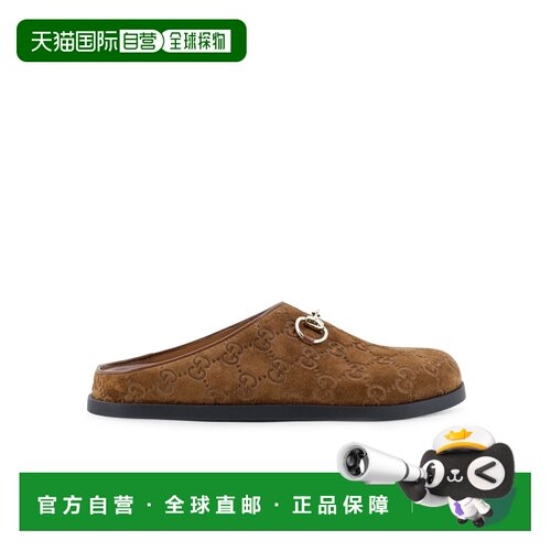 1h可退 香港直邮Gucci 圆头穆勒鞋 855409AAF53女鞋单鞋一脚蹬