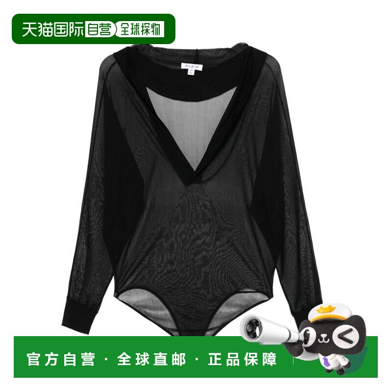 1h可退 香港直邮ALAIA 女士连体衣 AA9B0371K053A995 CO 黑色 连