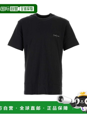 1h可退 香港直邮Y-3 男士 黑色棉质T恤 KA9655 black黑色 舒适时