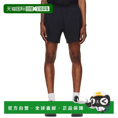 1h可退 香港直邮On 男士 黑色 5 Performance 运动短裤 Black1MF1