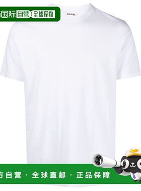 1h可退 香港直邮AURALEE 男士 and Polos T恤白色T恤 A00T01STWHI