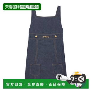 RR06R0842.新款 香港直邮Celine EMPIRE无水洗牛仔布迷你连衣裙