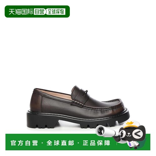 1h可退 香港直邮LOEWE 男士商务正装鞋 M816290X563110 CO 深棕色