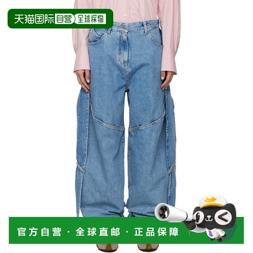 香港直邮The Attico 女士 蓝色 Long 牛仔裤 260WCP00279DDD116AA