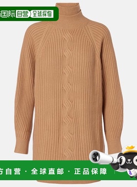 香港直邮MaxMara 麦斯玛拉 女士 Alcazar 羊毛羊绒高领毛衣