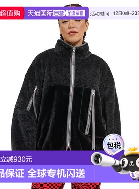 1h可退 香港直邮Ugg 女士 Marlene II 毛毛夹克 black黑色 舒适时