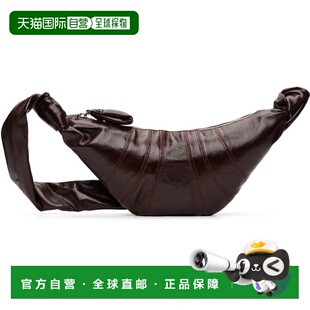 1h可退 香港直邮Lemaire 女士 棕色小号 Croissant 单肩包 BG0003