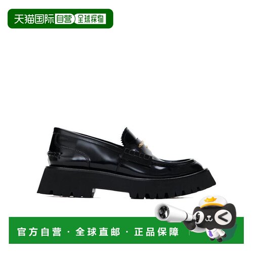 1h可退 香港直邮Alexander Wang 女士 徽标厚底乐福鞋 crov厚底鞋