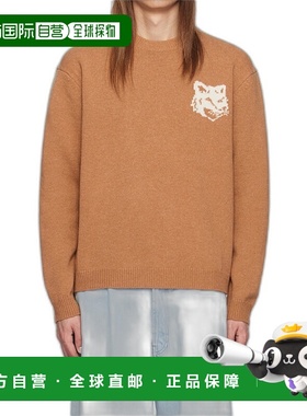 香港直邮Maison Kitsune 圆领针织毛衣 NM00808KM0329P270