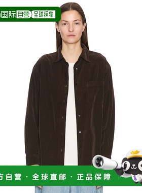 香港直邮The Row 女士 Nesson 衬衫 8740W3737 brown棕色 舒适时