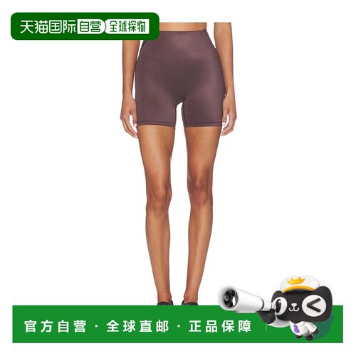 香港直邮SKIMS 女士 5 光面拼接束腰英寸短裤 IR5077