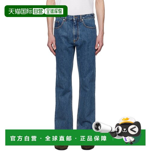 1h可退 香港直邮Bally 巴利 男士 蓝色五袋牛仔裤 MTR03ICO334
