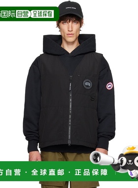 香港直邮Canada Goose 加拿大鹅 男士 黑色 Canmore 马甲 2449MB