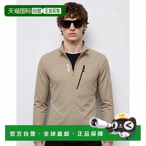 自营欧洲直邮Millet觅乐 LOKKA III 男士抓绒衣 夹克米色