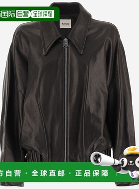 欧洲直邮khaite 女士 皮质外套