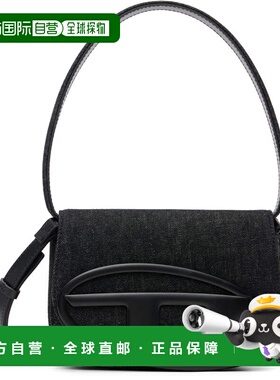 1h可退 香港直邮Diesel 迪赛 女士 黑色 1dr 单肩包 X08396P6901