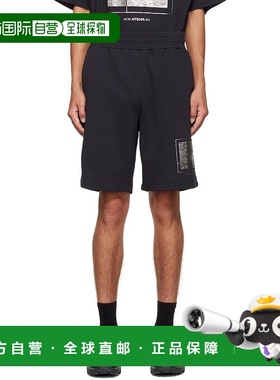 1h可退 香港直邮A-COLD-WALL* 男士 黑色 Foil Grid 短裤 ACWMB13