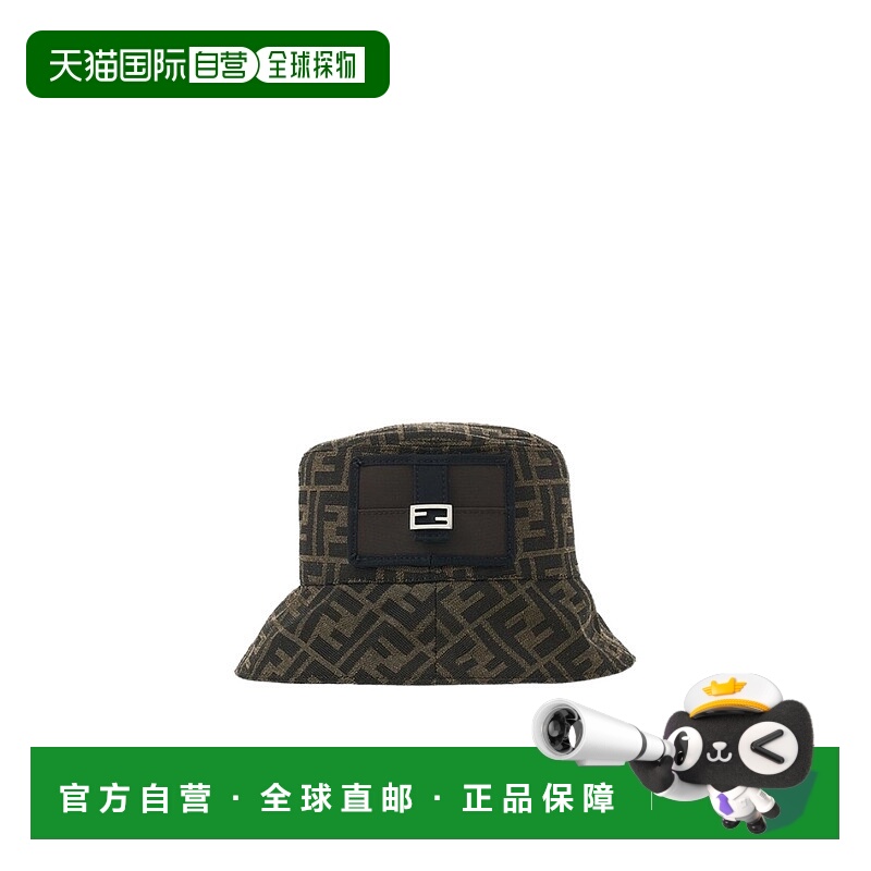 香港直邮Fendi 徽标帽子 JUP057AMNZ潮流穿搭休闲时尚高级感正品