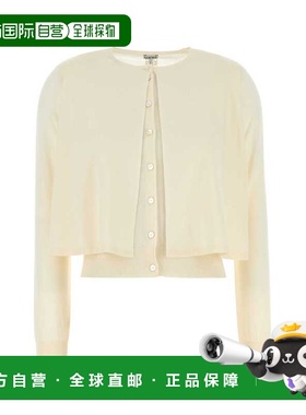 1h可退 香港直邮LOEWE 罗意威 女士 奶油色羊毛针织开衫 S540Y14K