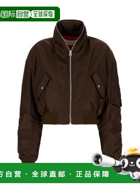 1h可退 香港直邮Givenchy 纪梵希 女士 拉链披肩领飞行员夹克 BW0