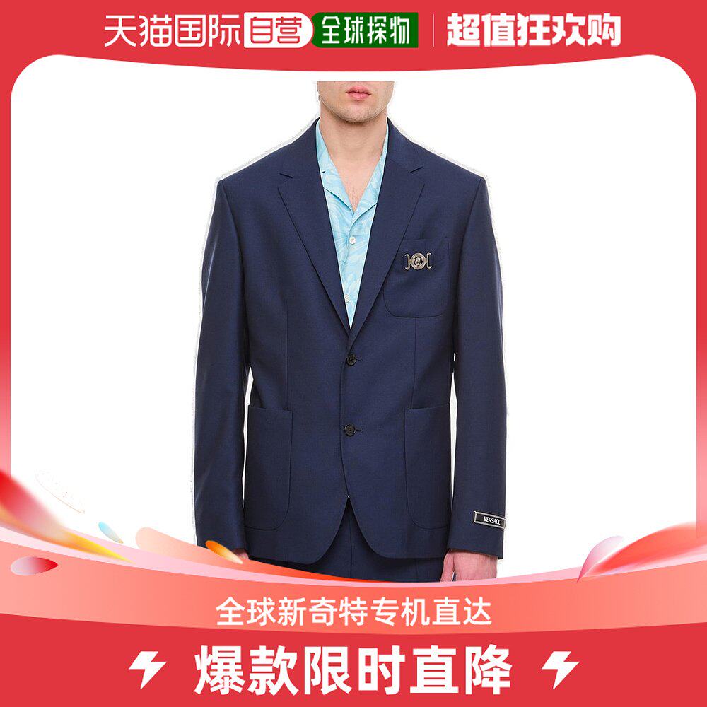 香港直邮versace 范思哲 男士versace 美杜莎头单排扣精裁西装外