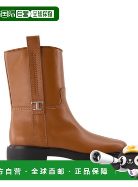 1h可退 香港直邮TOD'S 托德斯 女士 圆头短筒靴 XXW20L0IM60T0N