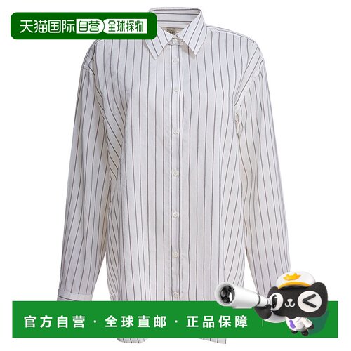 1h可退 香港直邮TOTÊME 女士 条纹长袖衬衫 253WRT0480FB0439