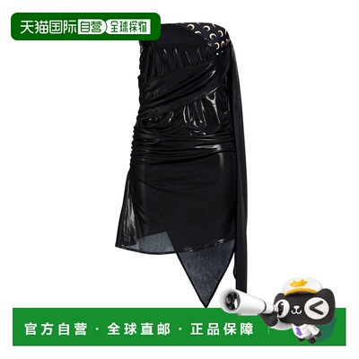 香港直邮Marine Serre 女士 紧身连衣裙 black黑色 舒适时尚