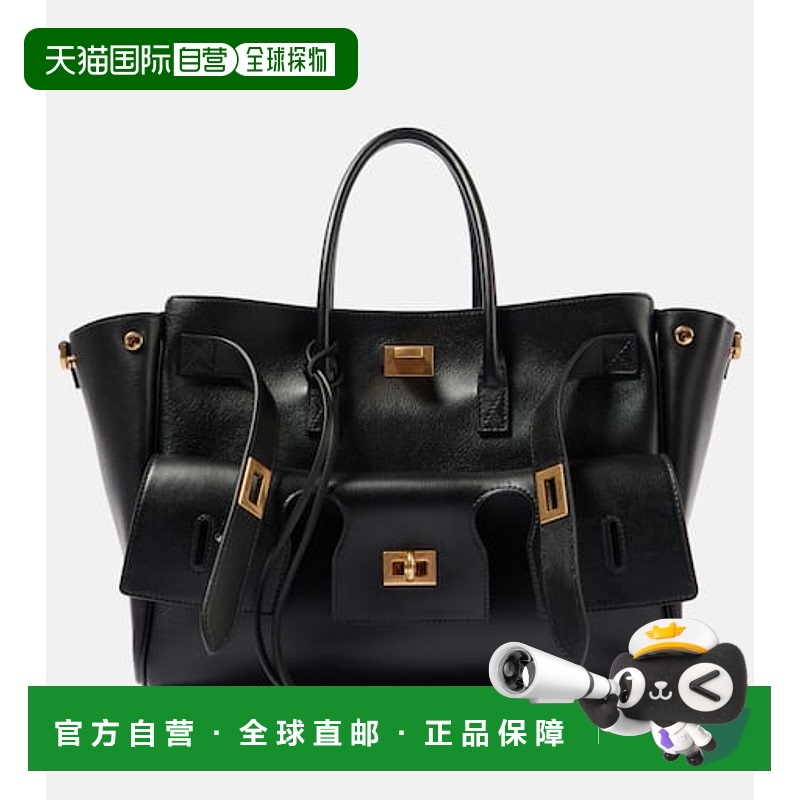 1h可退 香港直邮Balenciaga 巴黎世家 女士 Bel Air 小号皮革手提