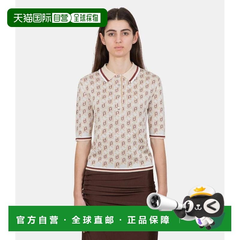 1h可退 香港直邮Rabanne 女士 monogramme 怀旧风Polo衫 24PMPU25,女装/女士精品,POLO衫,淘宝优惠券,粉丝福利购,淘宝优惠卷