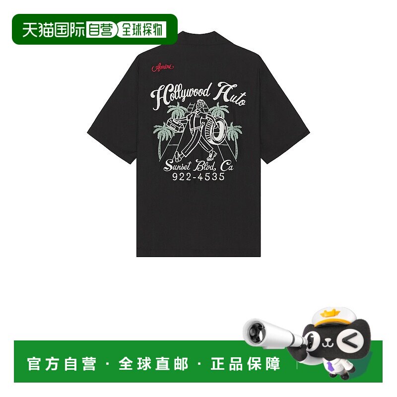 1h可退 香港直邮AMIRI 男士 Hollywood Auto 保龄球衬衫 AMSTCA11