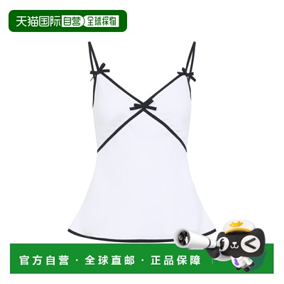 1h可退 香港直邮Moschino 莫斯奇诺 女士 蝴蝶结上衣 262E0802553