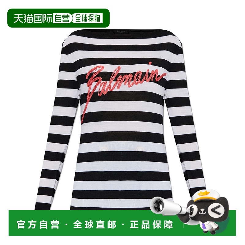1小时内可退 香港直邮Balmain 巴尔曼 女士 长袖毛衣 EF0KJ030KI4