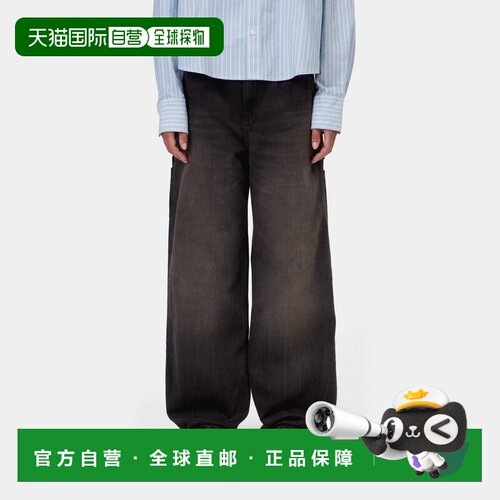 自营欧洲直邮Carhartt WIP Jens女士黑色棉质牛仔裤