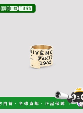 香港直邮Givenchy 纪梵希 女士 GIVENCHY TAPE 金属珐琅戒指 BF30