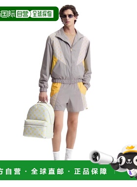 自营1h可退 欧洲直邮LV路易威登 Run Away系列男士白色小牛皮logo