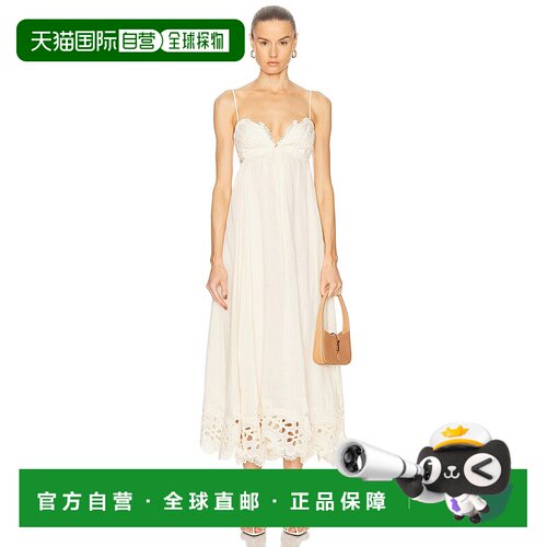 香港直邮ZIMMERMANN 女士 Coco 刺绣连衣裙 2929DSS254吊带