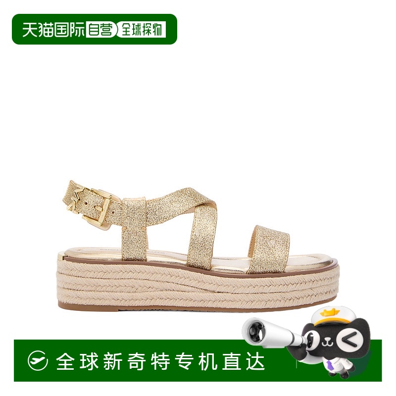 香港直邮Michael Kors 圆头厚底凉鞋 40S5LYFS1M