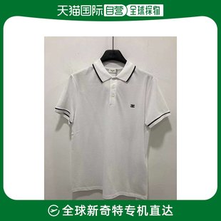 26U 男款 2X75H6 Tee  白色刺绣Polo短袖 香港直邮CELINECeline