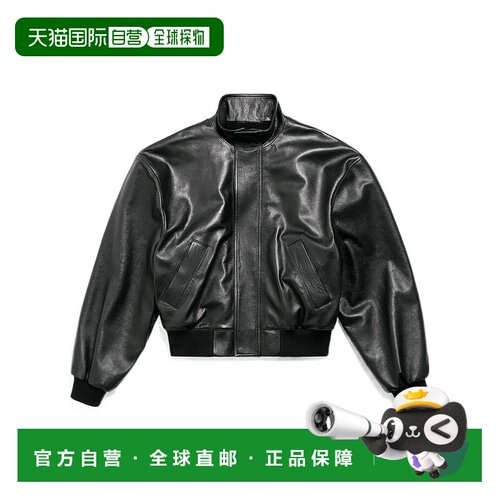 香港直邮Balenciaga 粒面皮革夹克 850010TSS02皮夹克
