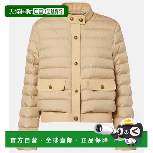 1h可退 香港直邮Moncler 盟可睐 女士 带里衬羽绒夹克 beige米色