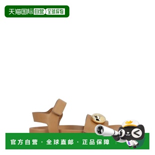 1h可退 香港直邮LOEWE 罗意威 女士 Anagram 卵石色凉鞋 L815465X