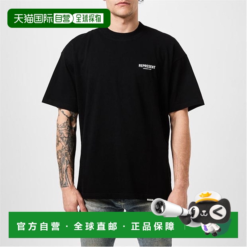 1h可退 香港直邮Represent 男士 Owners Club 徽标棉质T恤