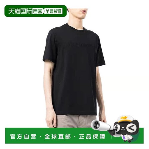 香港直邮Emporio Armani 徽标短袖T恤 8N1TD21JGYZ男装阿玛尼