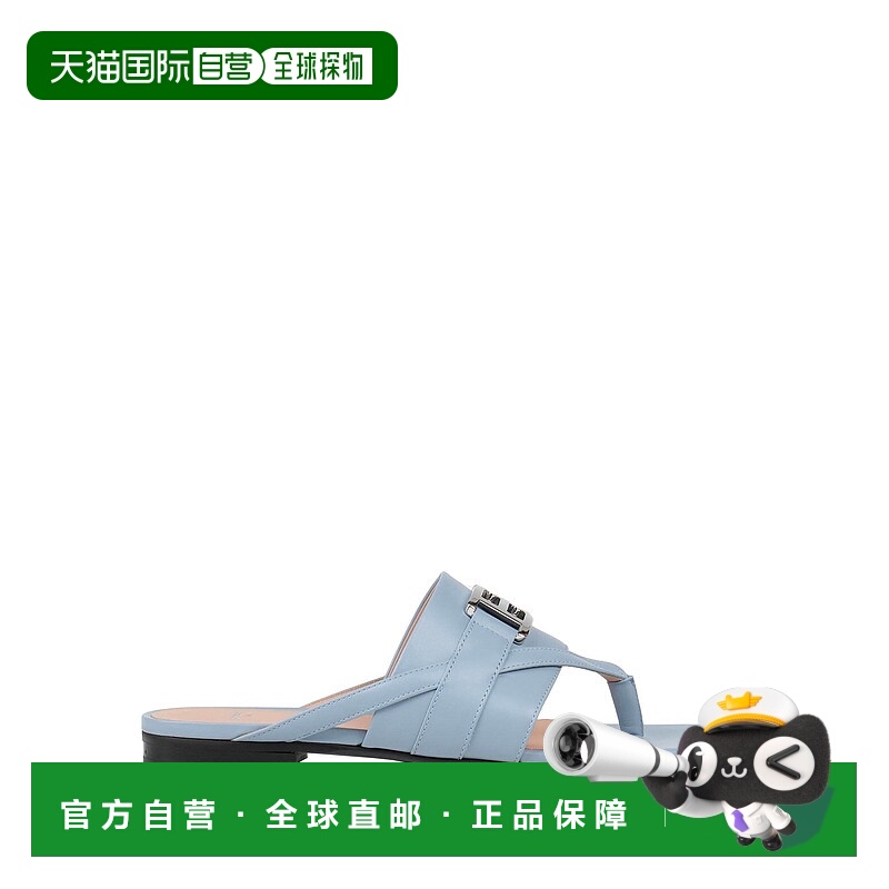 香港直邮Bally 巴利 女士 人字拖 blue蓝色 舒适时尚女鞋