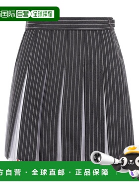 香港直邮Thom Browne 褶饰半身裙 FGC724AF0330a字裙